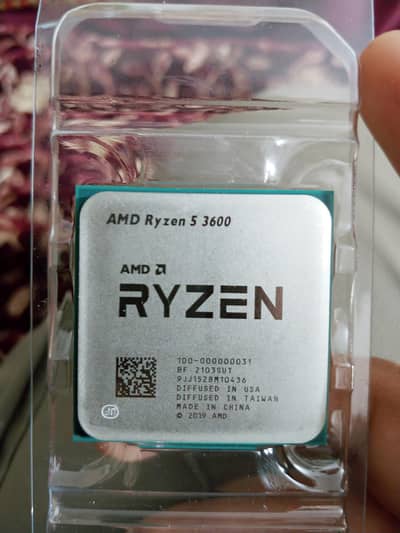 amd ryzen 5 3600 new tray