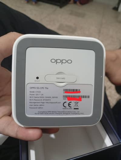 oppo 5g device with sim slot