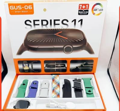 Latest Series 11 Smart watch with 7 strap