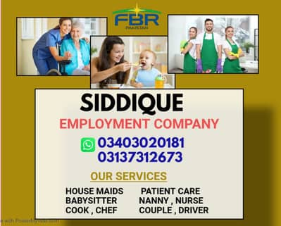 Filipino Maids, Babysitter, Patient Care, Nurse Staff, Driver, Cook