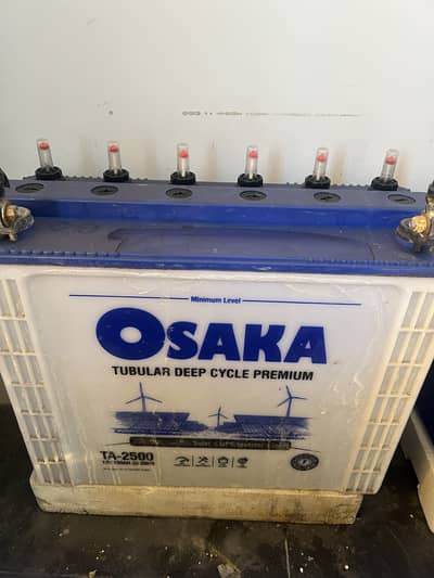 Osaka tubular TA 2500 230ah battery