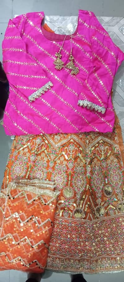 Mehendi Lehenga