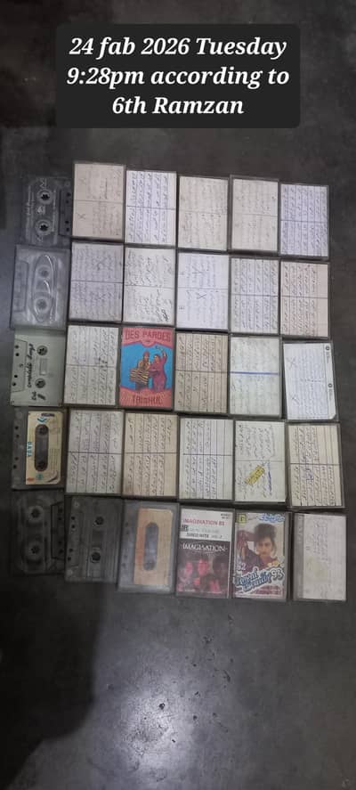 Audio cassettes