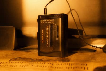 walkman Aiwa HS T27 cassette player.