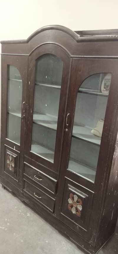 puer wooden Showcase