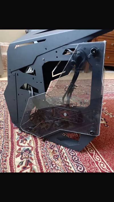 Gaming pc open frame case - unique design | RGB ready |