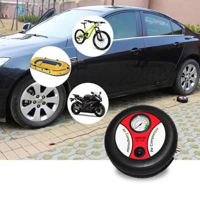 Portable Car Air Compressor 12V Electric Inflater Pump