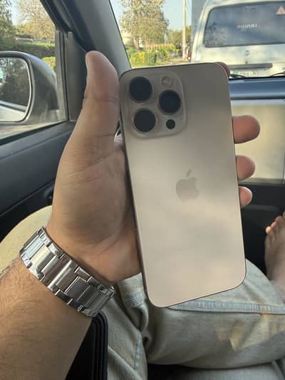 iPhone 16pro max pta approved 100% battery health 195 cycle with box