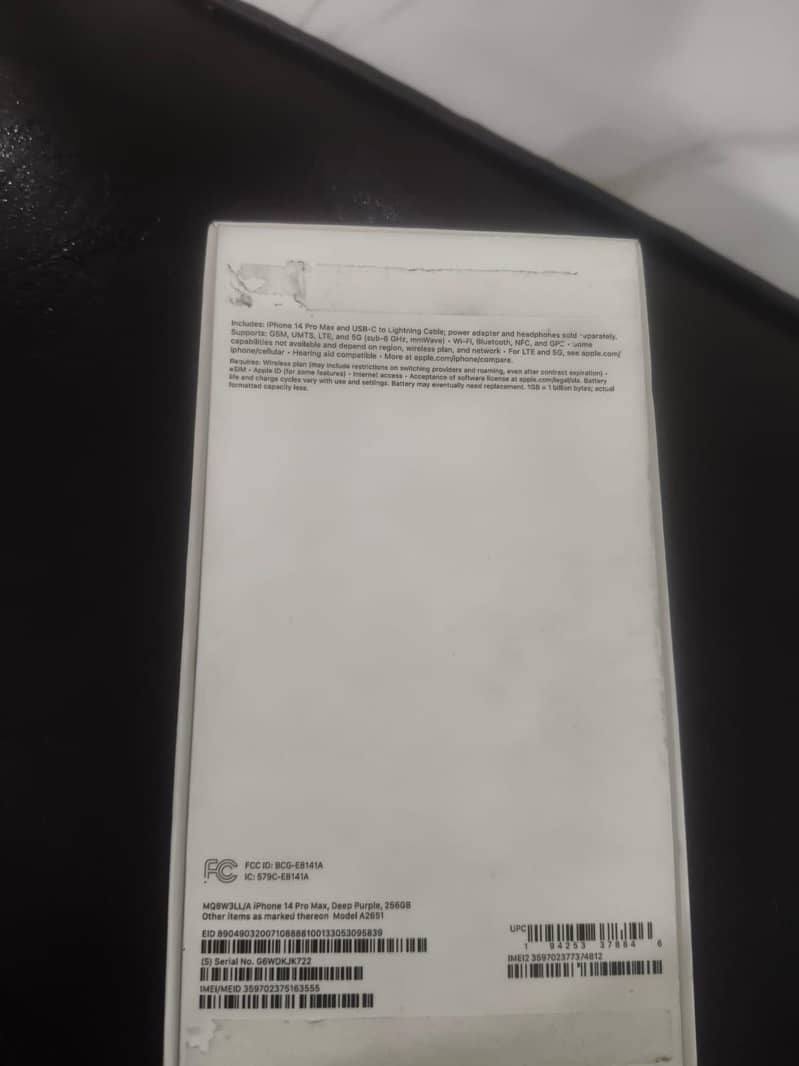 Iphone 14Promax E sim 3