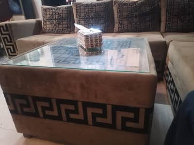 7 seater L shape sofa