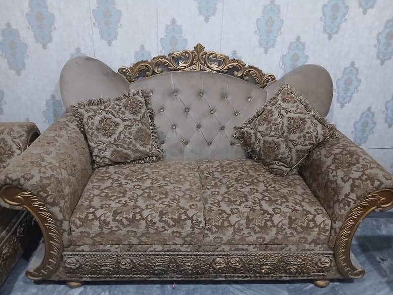 sofa set /7 seater sofa /Golden sofa set /crown sofa set 0