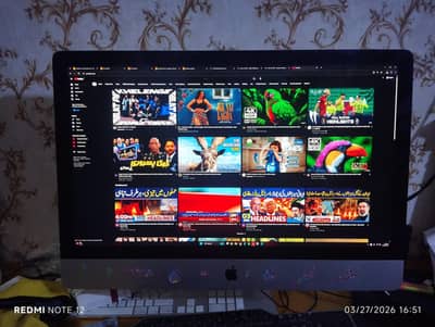 27 inches iMac Intel(R) Core(YM) i7-6700K CPU 4.00GHz