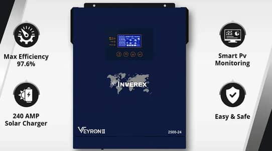 Box packed inverex veyron 2 2.5kw inverter pv3000