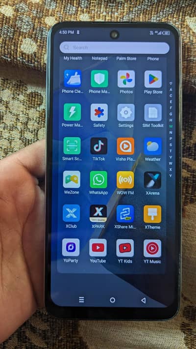 Infinix hot 10 with box and charger