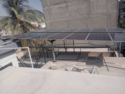 Complete Solar system or structure and installation