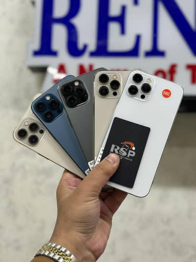 Apple iPhone 12 Pro Max 128gb 256gb 512gb PTA Approved kits Avl