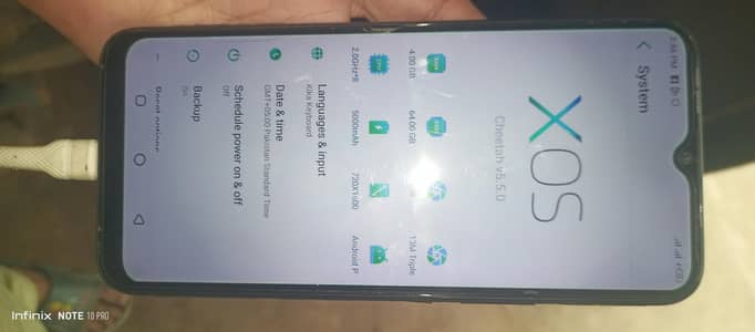 Infinix hot 8 Lite 4.64 full box