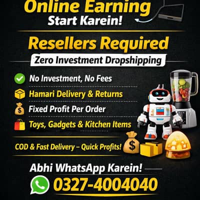 Resellers Needed for Dropshipping | No Investment | Daily Profit