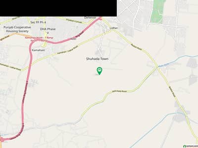 1 KANAL 80 FT ROAD PLOT FOR SALE A-BLOCK DHA 9 PRISM NEAR PARK