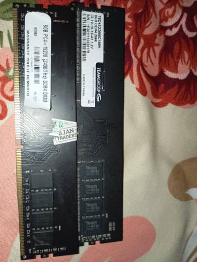 two 8gb ram 2400 mhz