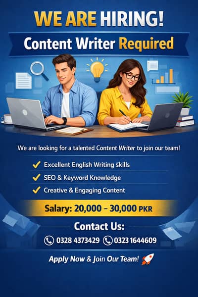 Content Writer Required | Content Writer Jobs | Urgent Hiring | Jobs