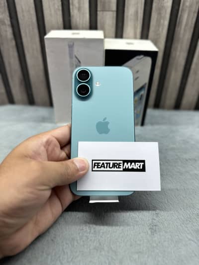 iPhone 16 | 2 Cycle | Factory Unlock | 128GB | Teal | Apple iPhone 16