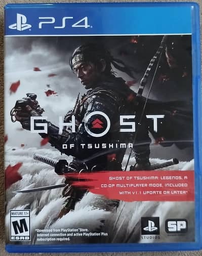 Ghost of tsushima (ps4 disc)