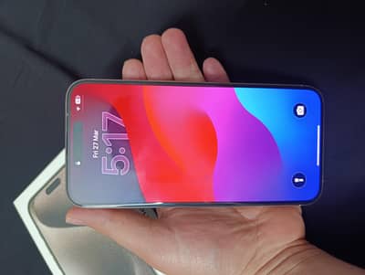 iPhone 15 Pro Max Natural titanium 256GB