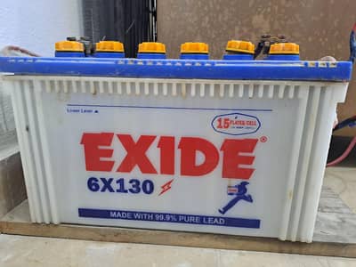 EXIDE 6X130 Battery in Very Good Running Condition