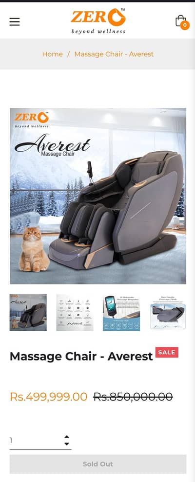 Zero Averest 4D Massage Chair