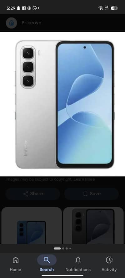 Infinix hot 60 i 8/(256) all okay 10 month warranty all accessories