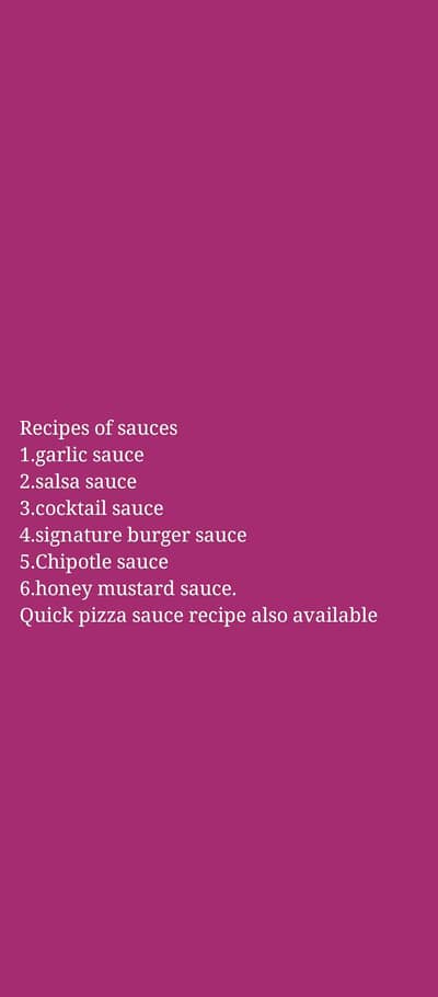All recipes for sale come inbox all Pakistan
