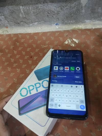 oppo a12 3 GB Ram  32 GB hard  with box and  charger