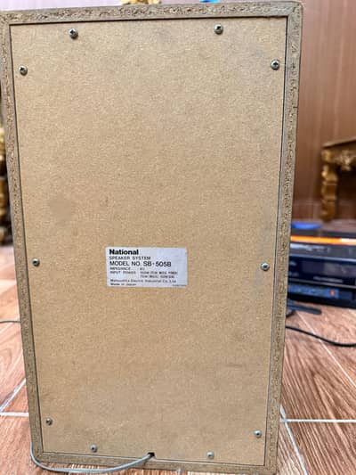 National cassette player with a speaker