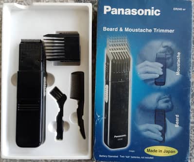 Panasonic Beard & Moustache Trimmer ER240 (Excellent Condition)