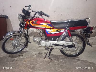 honda CD 70  2024/25in good condition