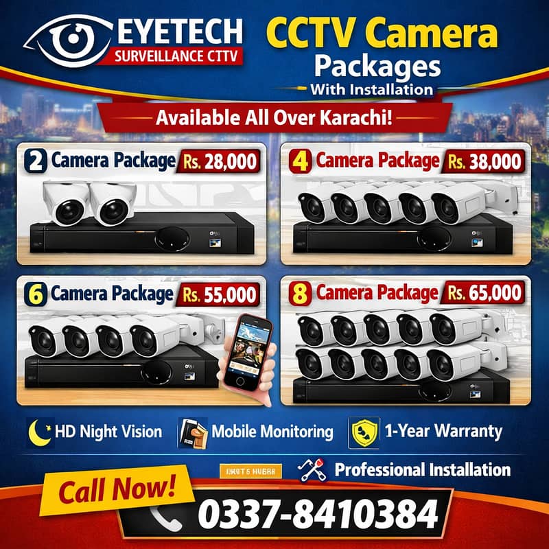 CCTV Camera Installation | CCTV Packages | CCTV Cameras | All Karachi 2