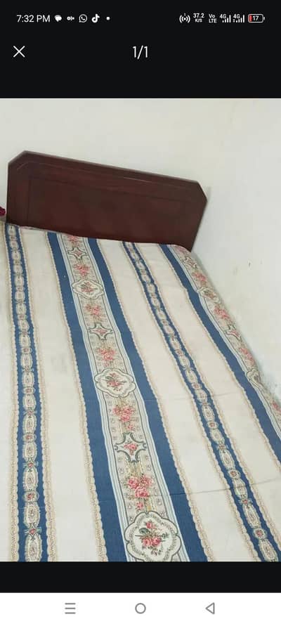single wooden bed 7500