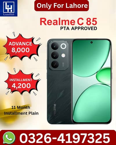 Realme C85 Pta Approved On Easy Installment ( Lahore only