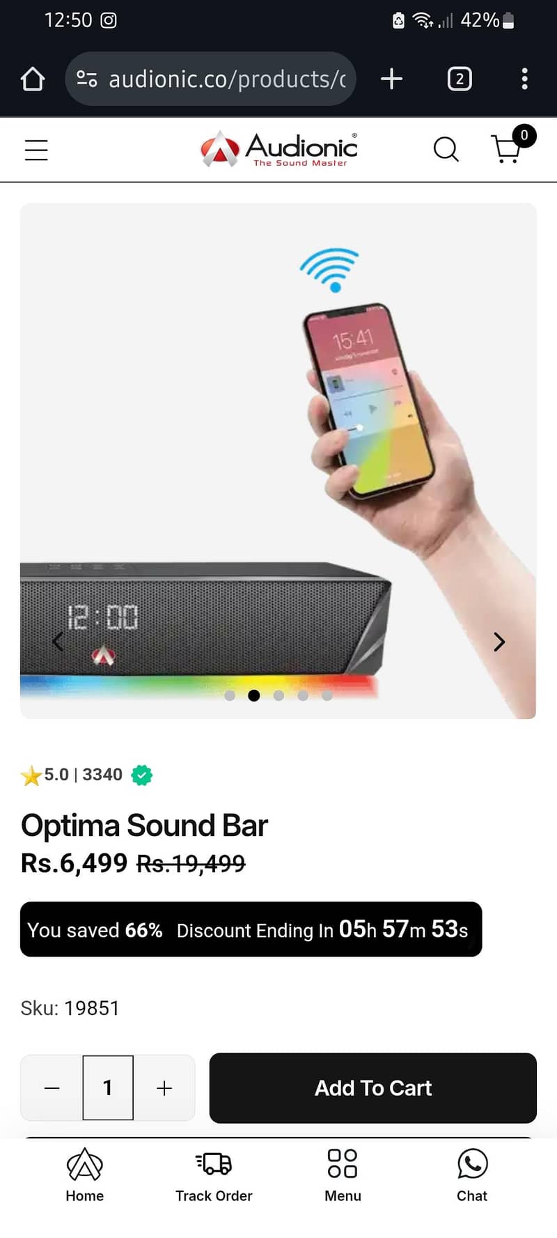 Audionic optima soundbar 0