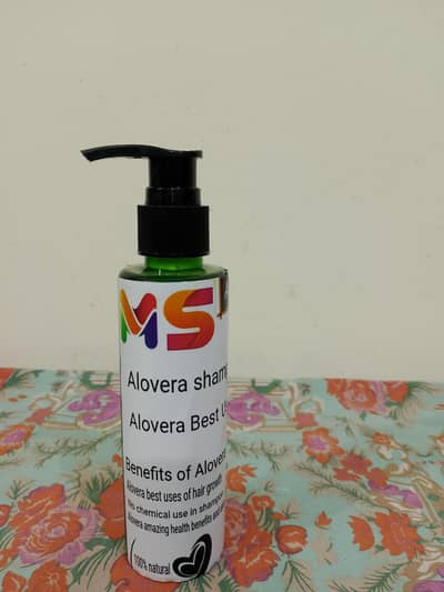 Alovera Shampoo  100% natural best use of hair.