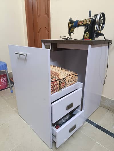 table and chair for sewing machine