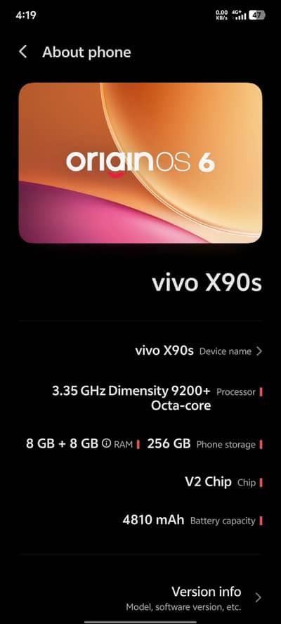 Vivo x90s urgent sale