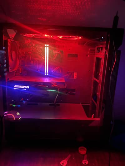 Gaming pc 100% performance.