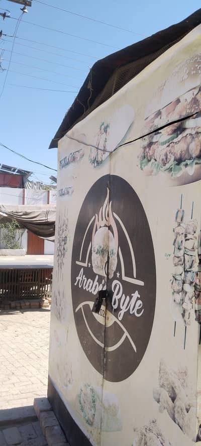 Fast food cabin and complete setup for sale All complete setup  frier