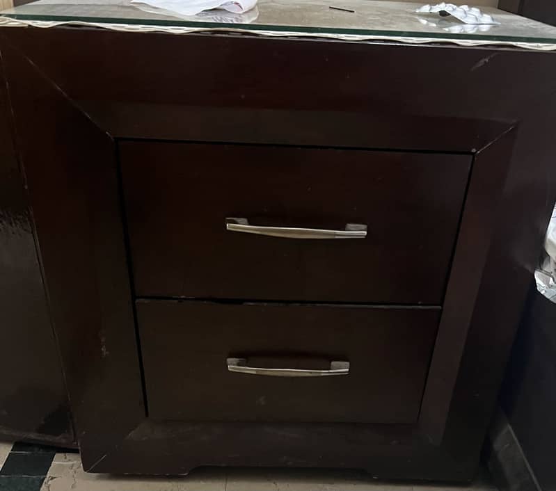 complete wooden bed set 4