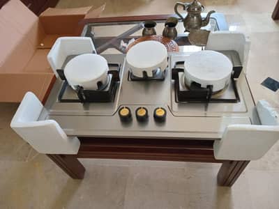 3  Burners Gas Stove – Stainless Steel (Slightly Used)