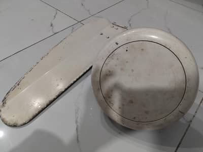 copper ceiling fan 240watt simple. Parwaz brand,