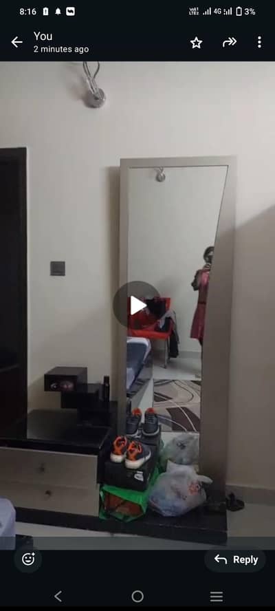 double bed with matress/