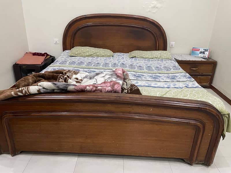 Solid Wooden Bed 1